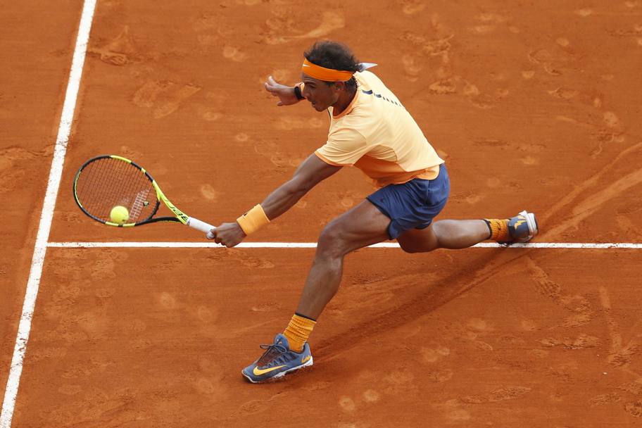 Rafa Nadal si è aggiudicato 8 vittorie di fila a Montecarlo: dal 2005 al 2012: 4 volte senza perdere neppure un set (2007, 2008, 2010 e 2012) (Afp)